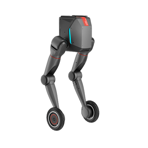 LimX TRON 2 wheeled leg mode for a reconfigurable modular humanoid robot