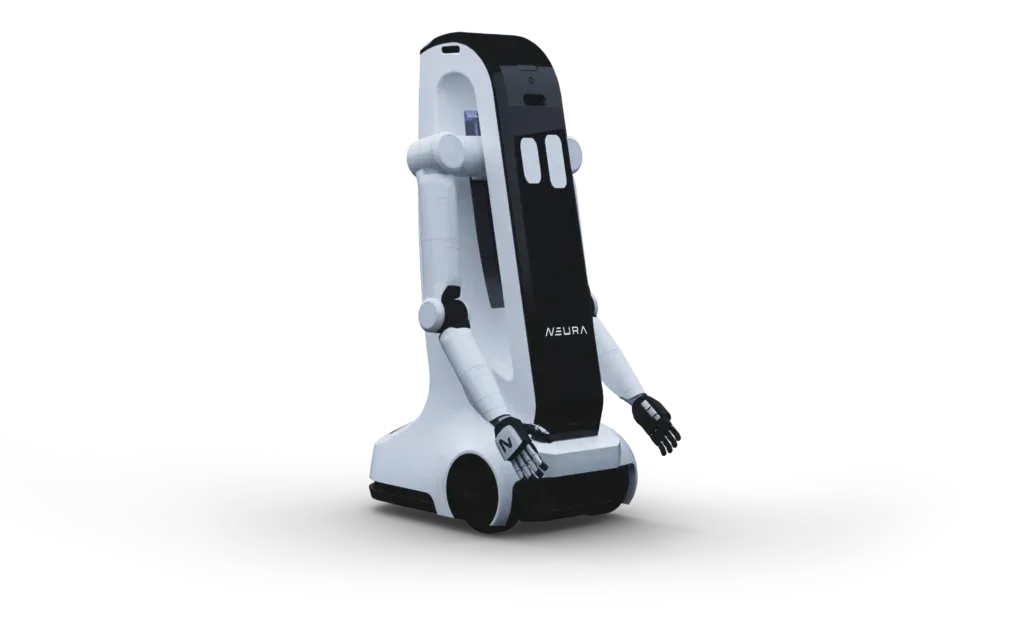 NEURA MiPA modular wheeled assistant product image for home service robot attachments