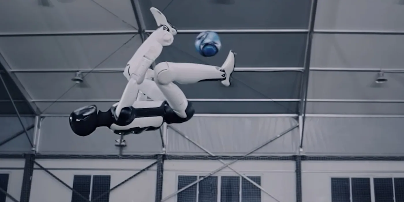 AGIBOT A3 humanoid robot stage performance still
