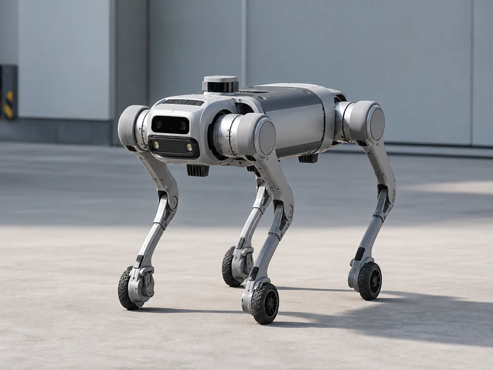 PUDU D5 Series quadruped robot from the ui44 robot database