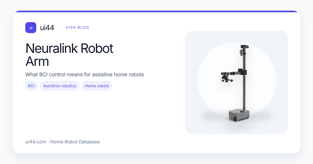 Neuralink Robot Arm: Can BCI Control Home Robots?