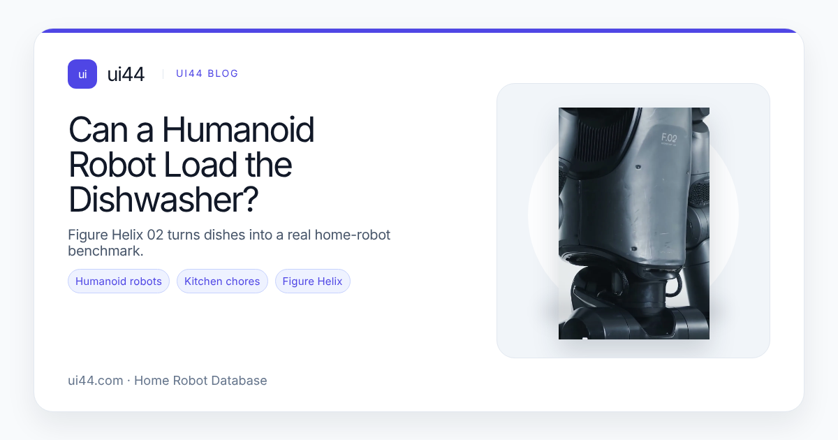 Can a Humanoid Robot Load the Dishwasher?