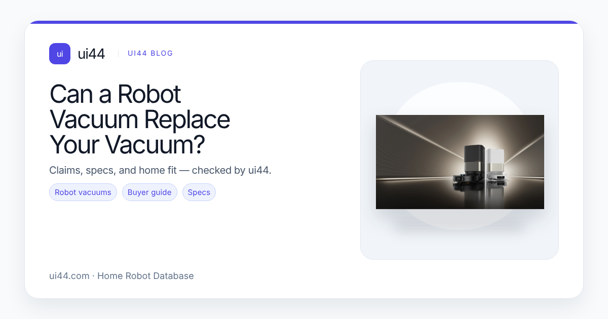 Can a Robot Vacuum Replace Your Regular Vacuum?