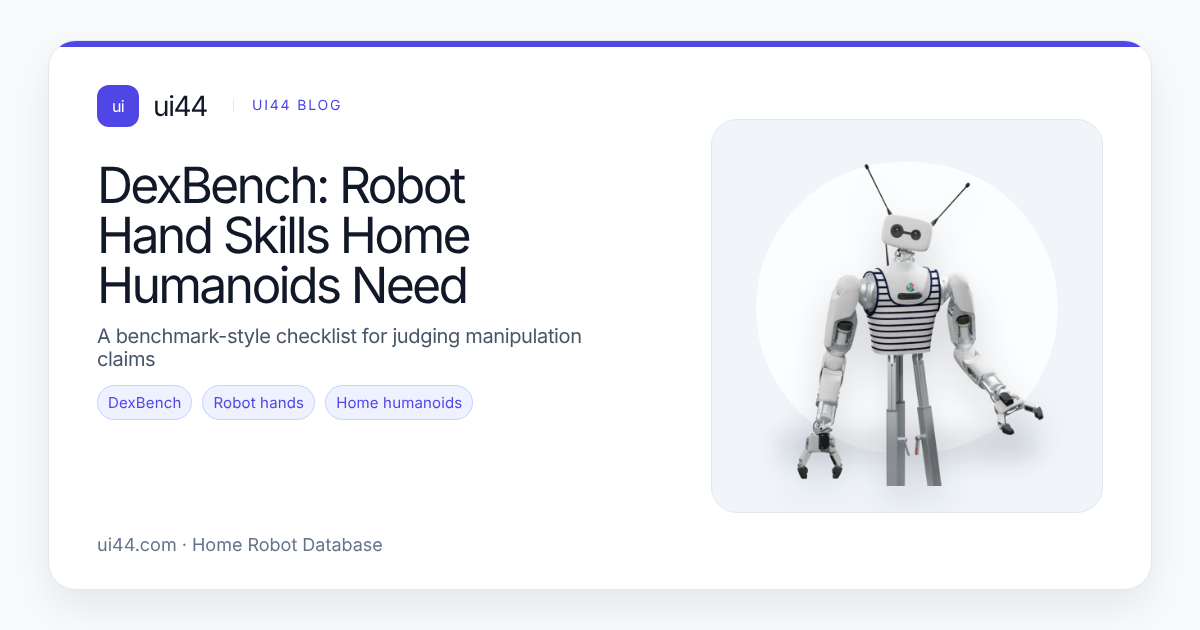 DexBench: Robot Hand Skills Home Humanoids Need