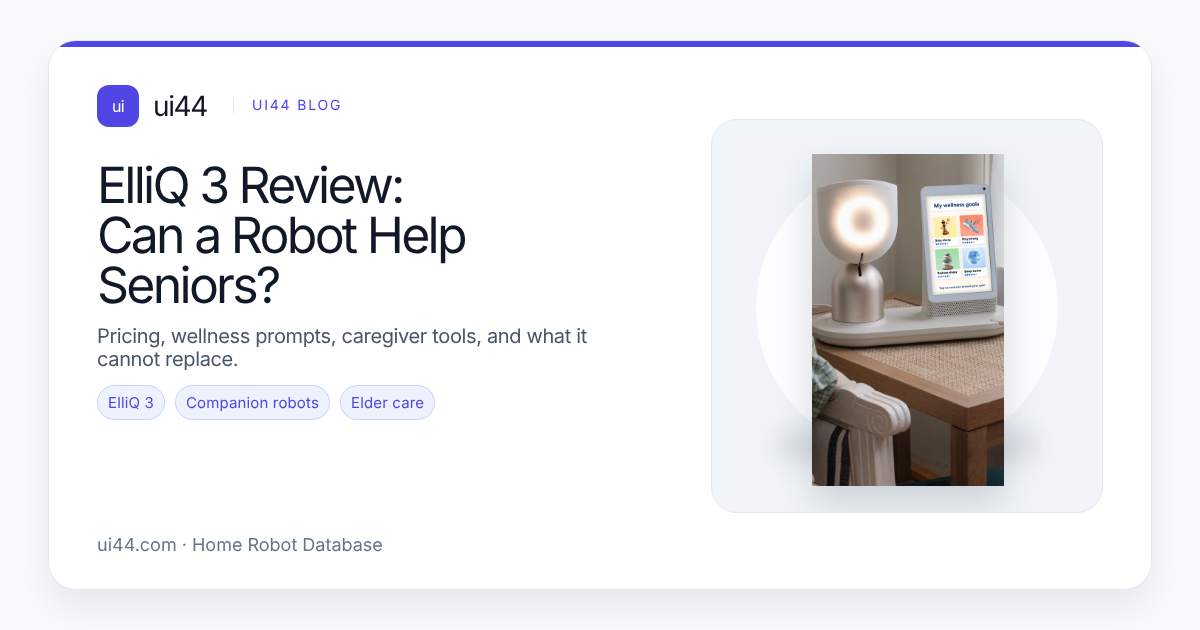 ElliQ 3 Review: Can a Robot Help Seniors?