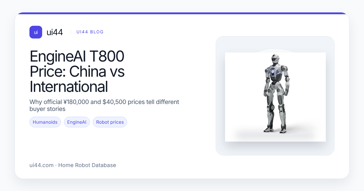 EngineAI T800 Price: China vs International