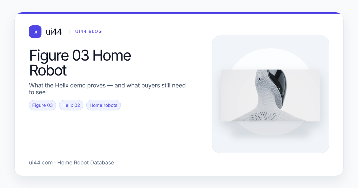Figure 03 Home Robot: What the Helix Demo Proves