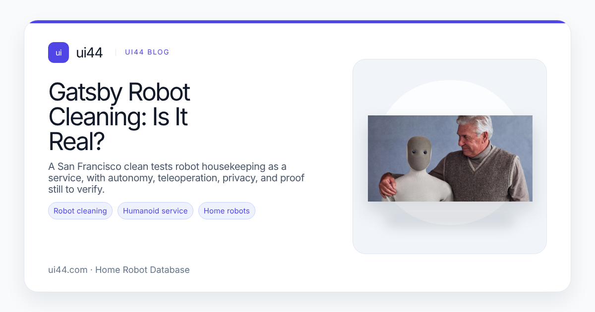 Gatsby Robot Cleaning: Is It Real?