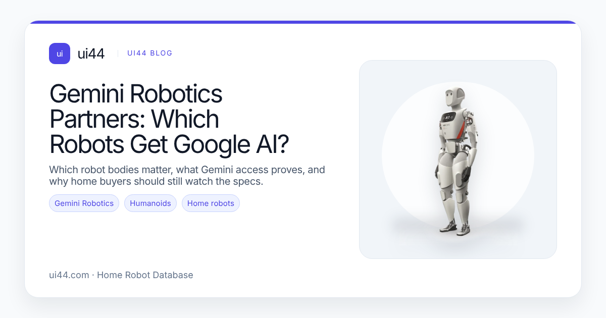Gemini Robotics Partners: Which Robots Get Google AI?