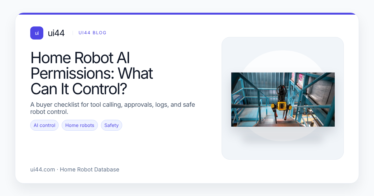 Home Robot AI Permissions: What Can It Control?