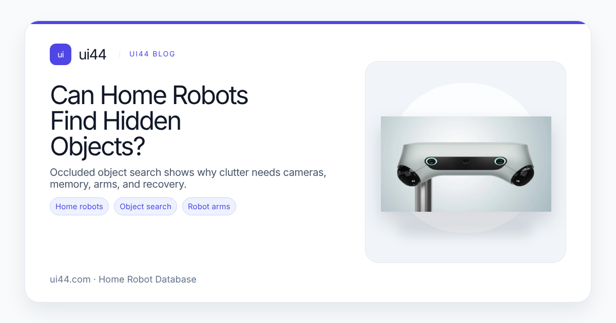 Can Home Robots Find Hidden Objects?