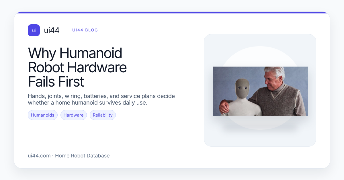 Why Humanoid Robot Hardware Fails First