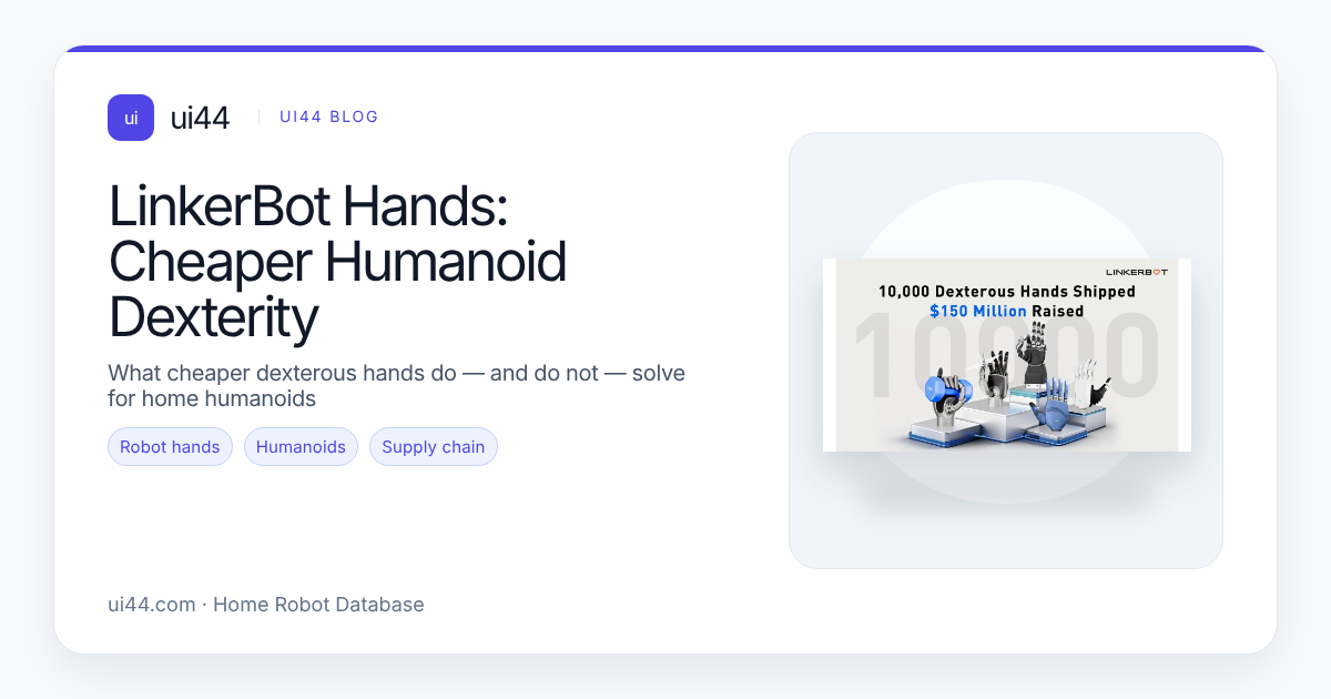 LinkerBot Hands: Cheaper Humanoid Dexterity