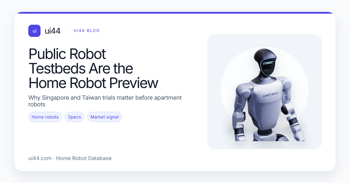 Public Robot Testbeds Are the Home Robot Preview