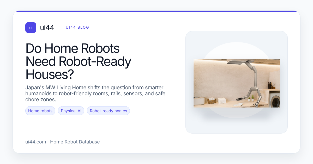 Do Home Robots Need Robot-Ready Houses?
