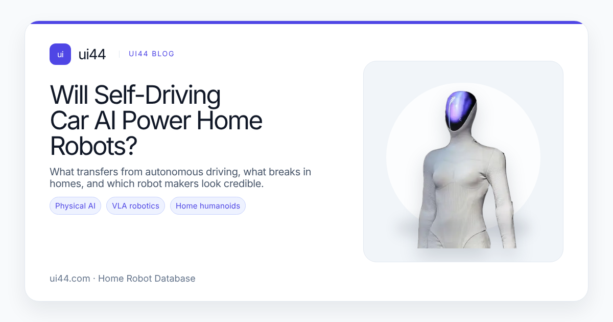 Will Self-Driving Car AI Power Home Robots?