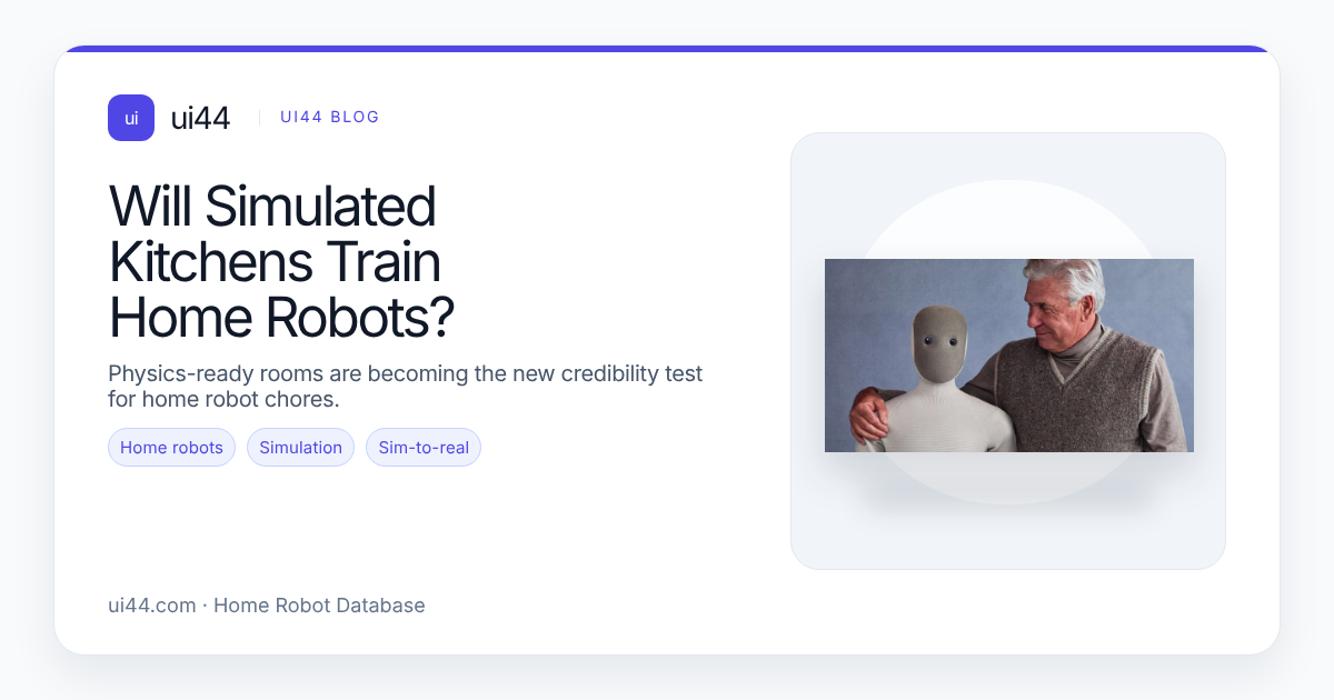 Will Simulated Kitchens Train Home Robots?
