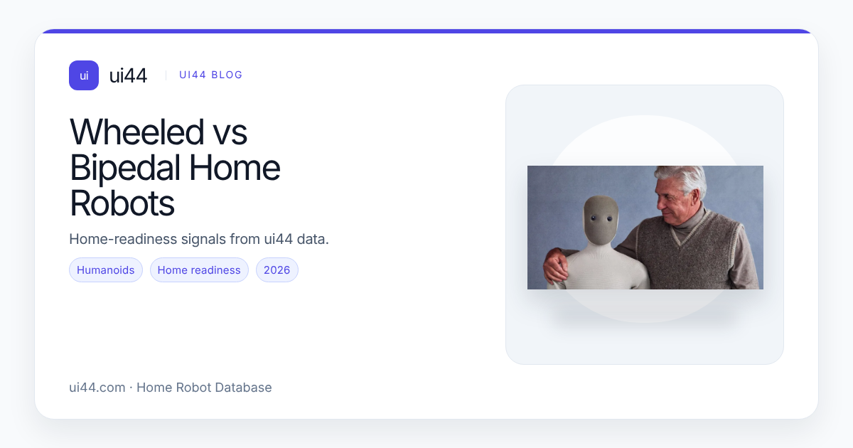 Wheeled vs Bipedal Home Robots: Which Fits Real Homes?