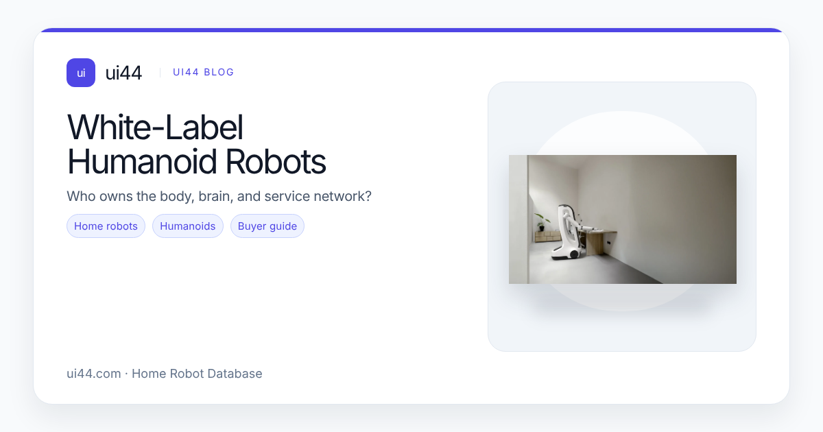 White-Label Humanoid Robots: Buyer Reality Check